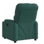 Sillón de masaje reclinable de tela verde oscuro en Sillones | Comprar online en Foru.es