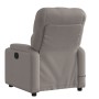 Sillón de masaje reclinable de tela gris taupé en Sillones | Comprar online en Foru.es