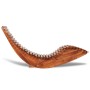 Tumbona mecedora de madera de acacia de vidaXL, Sillas de jardín - Ref: Foro24-42652, Precio: 123,09 €, Descuento: %