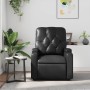 Sillón de masaje reclinable cuero sintético negro en Sillones | Comprar online en Foru.es