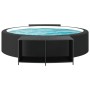 Estantes de almacenaje 2 unidades ratán sintético negro de vidaXL, Accesorios para piscinas y spa - Ref: Foro24-362264, Preci...