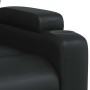 Sillón de masaje reclinable cuero sintético negro en Sillones | Comprar online en Foru.es