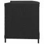 Estantes de almacenaje 2 unidades ratán sintético negro de vidaXL, Accesorios para piscinas y spa - Ref: Foro24-362264, Preci...