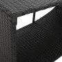 Estantes de almacenaje 2 unidades ratán sintético negro de vidaXL, Accesorios para piscinas y spa - Ref: Foro24-362264, Preci...