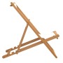 Silla de jardín de teca color crema 56x105x96 cm de vidaXL, Sillas de jardín - Ref: Foro24-43802, Precio: 85,11 €, Descuento: %
