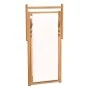 Silla de jardín de teca color crema 56x105x96 cm de vidaXL, Sillas de jardín - Ref: Foro24-43802, Precio: 75,26 €, Descuento: %