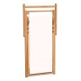 Silla de jardín de teca color crema 56x105x96 cm de vidaXL, Sillas de jardín - Ref: Foro24-43802, Precio: 85,11 €, Descuento: %