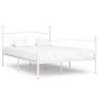 Estructura de cama con somier metal blanco 120x200 cm de vidaXL, Camas y somieres - Ref: Foro24-284449, Precio: 151,44 €, Des...