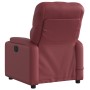 Sillón de masaje reclinable cuero sintético rojo tinto en Sillones | Comprar online en Foru.es