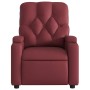 Sillón de masaje reclinable cuero sintético rojo tinto en Sillones | Comprar online en Foru.es