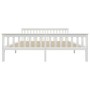 Estructura de cama madera de pino maciza blanca 180x200 cm de vidaXL, Camas y somieres - Ref: Foro24-283219, Precio: 213,90 €...