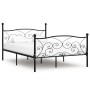 Estructura de cama con somier metal negro 120x200 cm de vidaXL, Camas y somieres - Ref: Foro24-284456, Precio: 170,49 €, Desc...