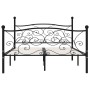 Estructura de cama con somier metal negro 120x200 cm de vidaXL, Camas y somieres - Ref: Foro24-284456, Precio: 170,49 €, Desc...