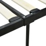 Estructura de cama con dosel metal negro 160x200 cm de vidaXL, Camas y somieres - Ref: Foro24-284437, Precio: 207,15 €, Descu...