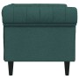 Sillón Chesterfield de tela verde oscuro en Sofás | Comprar online en Foru.es