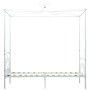 Estructura de cama con dosel metal blanco 90x200 cm de vidaXL, Camas y somieres - Ref: Foro24-284468, Precio: 194,06 €, Descu...