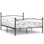 Estructura de cama con somier metal negro 180x200 cm de vidaXL, Camas y somieres - Ref: Foro24-284459, Precio: 177,41 €, Desc...