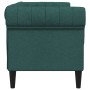 Sofá Chesterfield de 2 plazas tela verde oscuro en Sofás | Comprar online en Foru.es