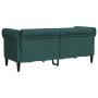 Sofá Chesterfield de 2 plazas tela verde oscuro en Sofás | Comprar online en Foru.es