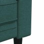 Sofá Chesterfield de 3 plazas tela verde oscuro en Sofás | Comprar online en Foru.es