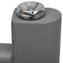 Radiador toallero de baño curvo gris 500 x 1160 mm de vidaXL, Radiadores - Ref: Foro24-141899, Precio: 101,46 €, Descuento: %