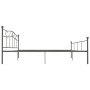 Estructura de cama de metal gris 180x200 cm de vidaXL, Camas y somieres - Ref: Foro24-284535, Precio: 143,59 €, Descuento: %