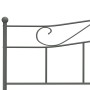 Estructura de cama de metal gris 180x200 cm de vidaXL, Camas y somieres - Ref: Foro24-284535, Precio: 143,59 €, Descuento: %