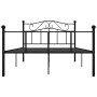 Estructura de cama de metal negro 120x200 cm de vidaXL, Camas y somieres - Ref: Foro24-284525, Precio: 131,36 €, Descuento: %