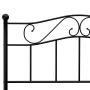Estructura de cama de metal negro 120x200 cm de vidaXL, Camas y somieres - Ref: Foro24-284525, Precio: 131,36 €, Descuento: %