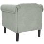 Sillón de terciopelo gris claro en Sofás | Comprar online en Foru.es