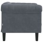 Sillón de terciopelo gris oscuro en Sofás | Comprar online en Foru.es