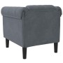 Sillón de terciopelo gris oscuro en Sofás | Comprar online en Foru.es