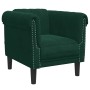 Sillón de terciopelo verde oscuro en Sofás | Comprar online en Foru.es