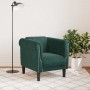 Sillón de terciopelo verde oscuro en Sofás | Comprar online en Foru.es