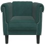 Sillón de terciopelo verde oscuro en Sofás | Comprar online en Foru.es