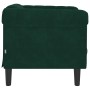 Sillón de terciopelo verde oscuro en Sofás | Comprar online en Foru.es