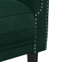 Sillón de terciopelo verde oscuro en Sofás | Comprar online en Foru.es