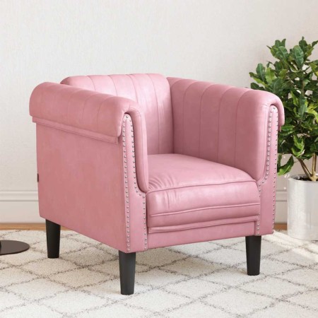 Sillón de terciopelo rosa en Sofás | Comprar online en Foru.es