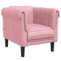 Sillón de terciopelo rosa en Sofás | Comprar online en Foru.es