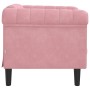 Sillón de terciopelo rosa en Sofás | Comprar online en Foru.es