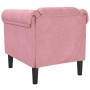 Sillón de terciopelo rosa en Sofás | Comprar online en Foru.es