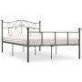 Estructura de cama de metal gris 120x200 cm de vidaXL, Camas y somieres - Ref: Foro24-284532, Precio: 87,25 €, Descuento: %