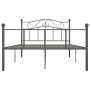 Estructura de cama de metal gris 120x200 cm de vidaXL, Camas y somieres - Ref: Foro24-284532, Precio: 87,25 €, Descuento: %