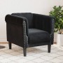 Sillón de terciopelo negro en Sofás | Comprar online en Foru.es
