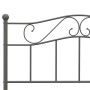Estructura de cama de metal gris 120x200 cm de vidaXL, Camas y somieres - Ref: Foro24-284532, Precio: 87,25 €, Descuento: %