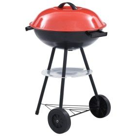 Barbacoa de carbón portátil con ruedas XXL 44 cm de vidaXL, Barbacoas - Ref: Foro24-46611, Precio: 63,33 €, Descuento: %