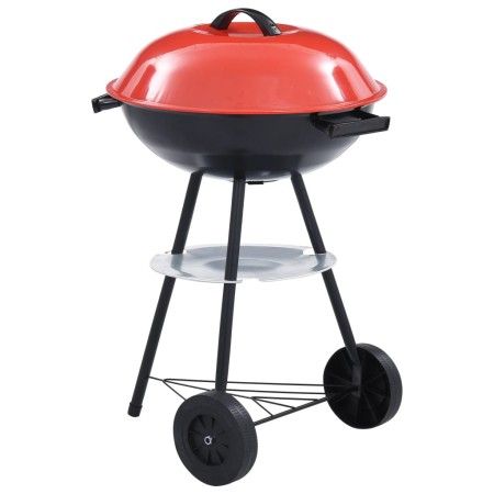 Barbacoa de carbón portátil con ruedas XXL 44 cm de vidaXL, Barbacoas - Ref: Foro24-46611, Precio: 63,33 €, Descuento: %