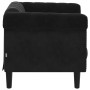 Sillón de terciopelo negro en Sofás | Comprar online en Foru.es