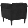 Sillón de terciopelo negro en Sofás | Comprar online en Foru.es