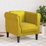 Sillón de terciopelo amarillo en Sofás | Comprar online en Foru.es
